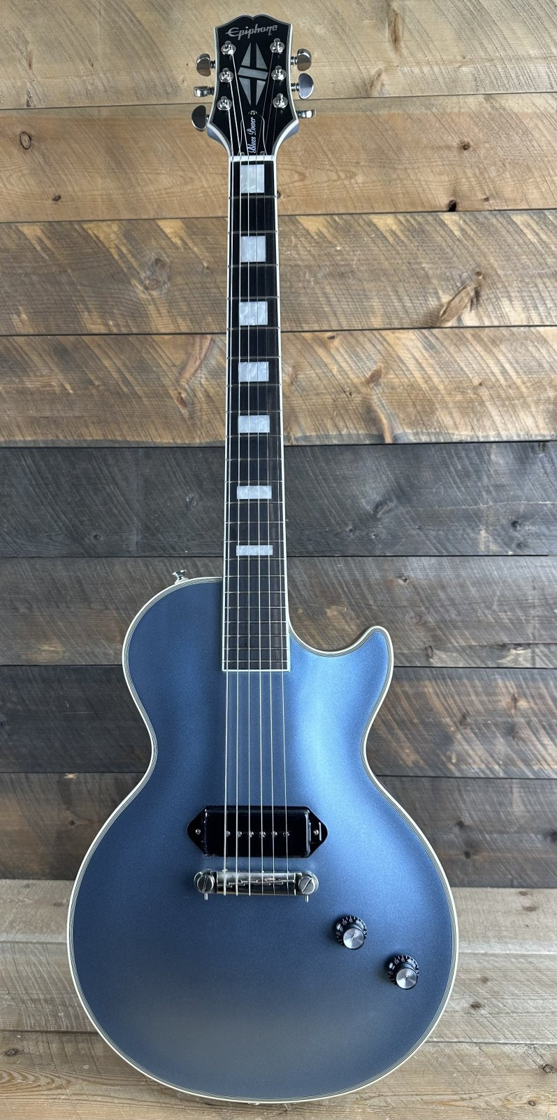 Epiphone Jared James Nichols "Blues Power" Les Paul Custom - Aged Pelham Blue