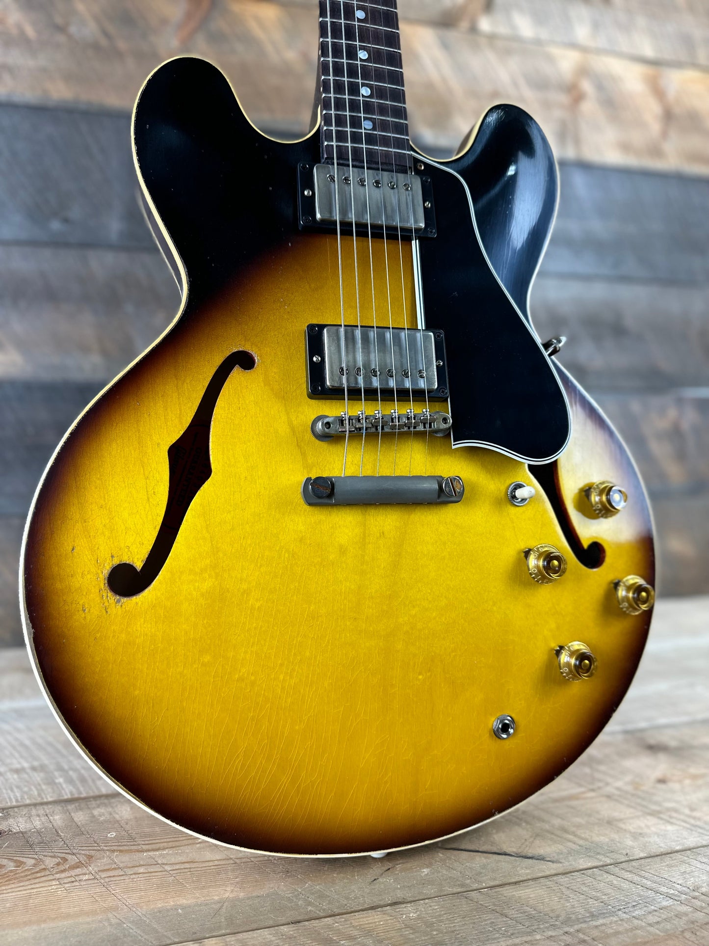 Gibson Custom Shop Murphy Lab 1958 ES-335 Heavy Aged - Tobacco Burst A840330