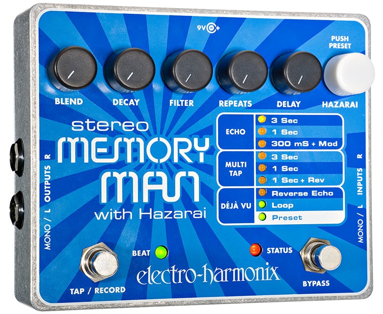 Electro-Harmonix Stereo Memory Man with Hazarai Delay