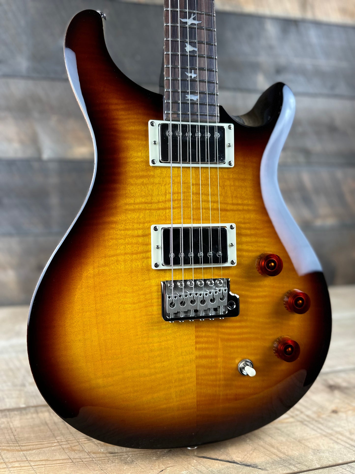 PRS SE DGT David Grissom Trem - McCarty Tobacco Sunburst 79719