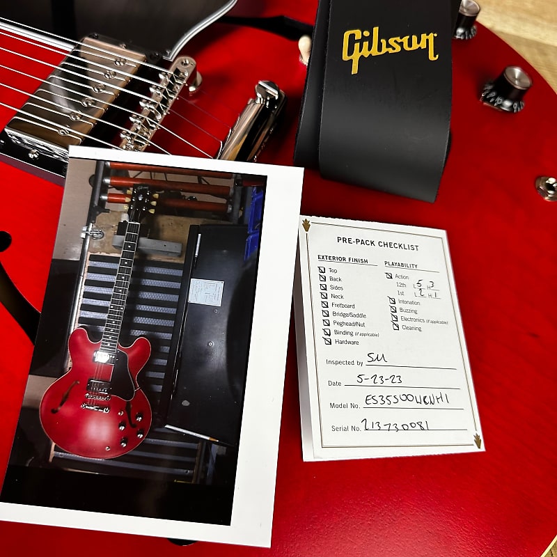 Gibson ES-335 Satin - Cherry 213730081