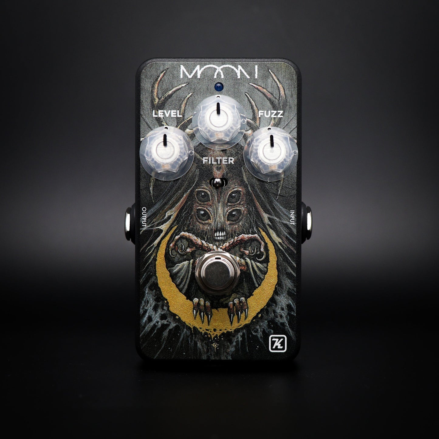 Keeley Buck Moon Op Amp Fuzz Pedal With Custom Art by Timbul Cahyono