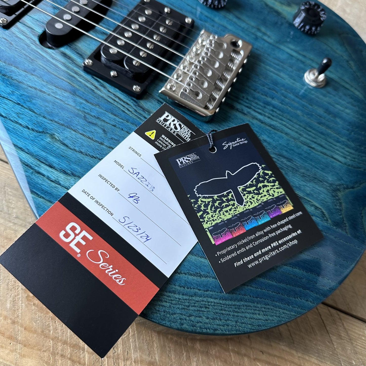 PRS SE Swamp Ash Special - Iri Blue 03172