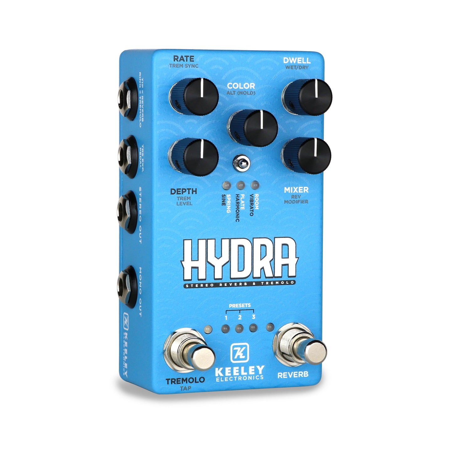 Keeley Hydra Stereo Reverb Tremolo Pedal