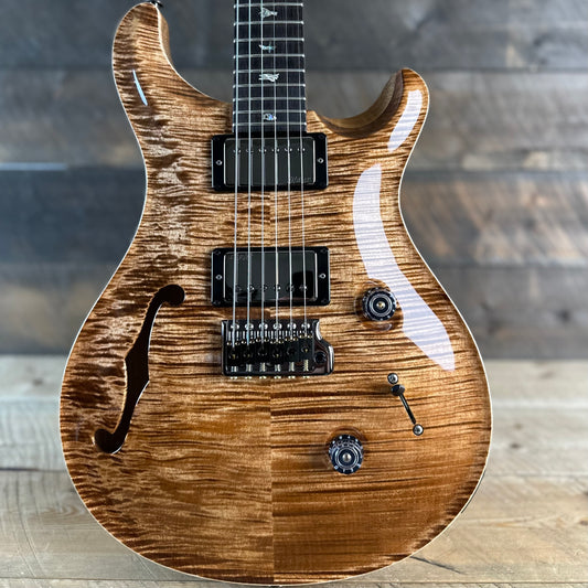 PRS Wood Library Custom 24 Semi-Hollow Flame Maple 10 Top - Copperhead 386422