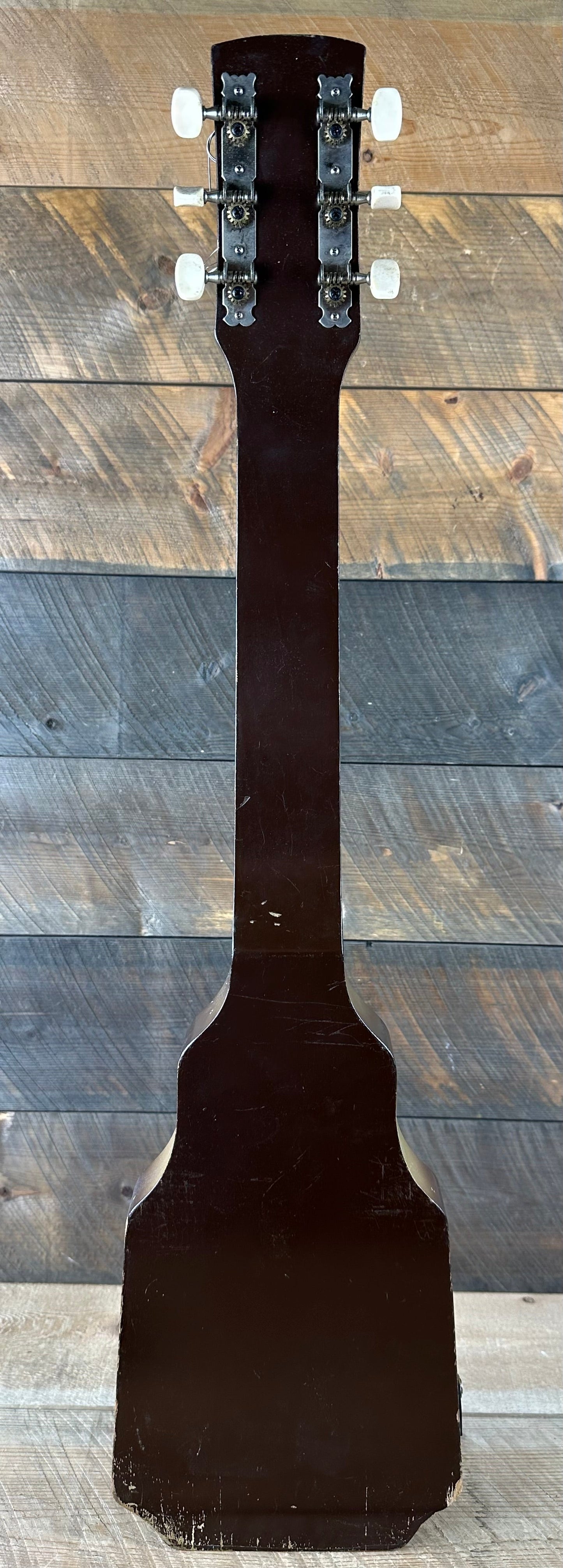 Vintage Harmony 1950s Lap Steel Guitar - Brown "Tater"