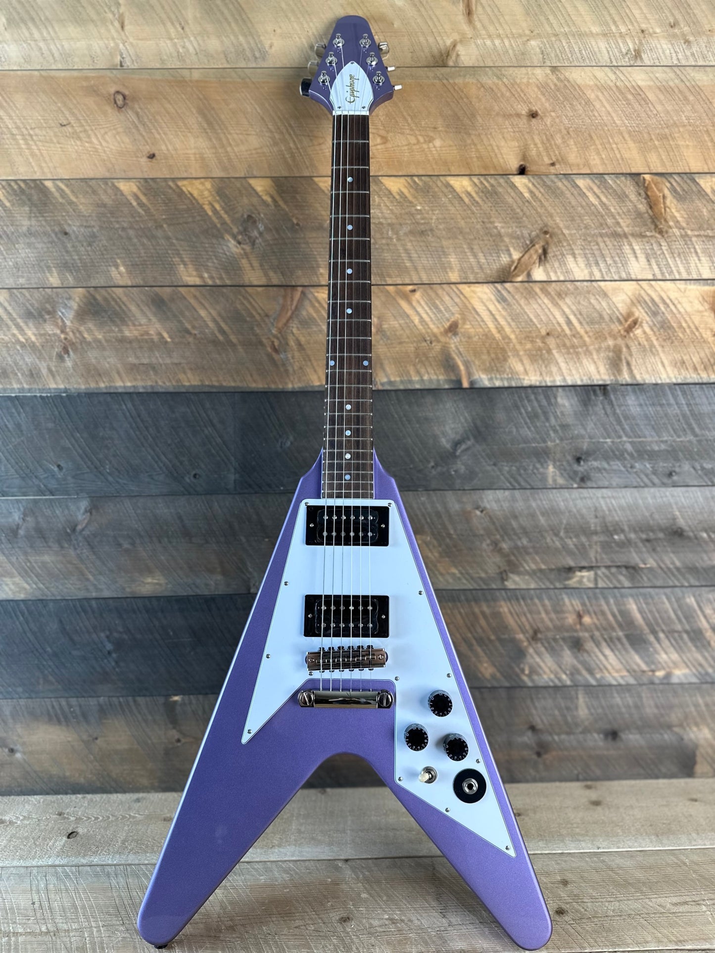 Epiphone Kirk Hammett 1979 Flying V - Purple Metallic 240215253721GC