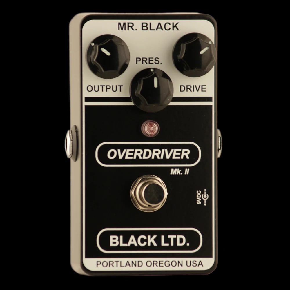 Mr. Black Black LTD. Overdriver Mk. II Pedal