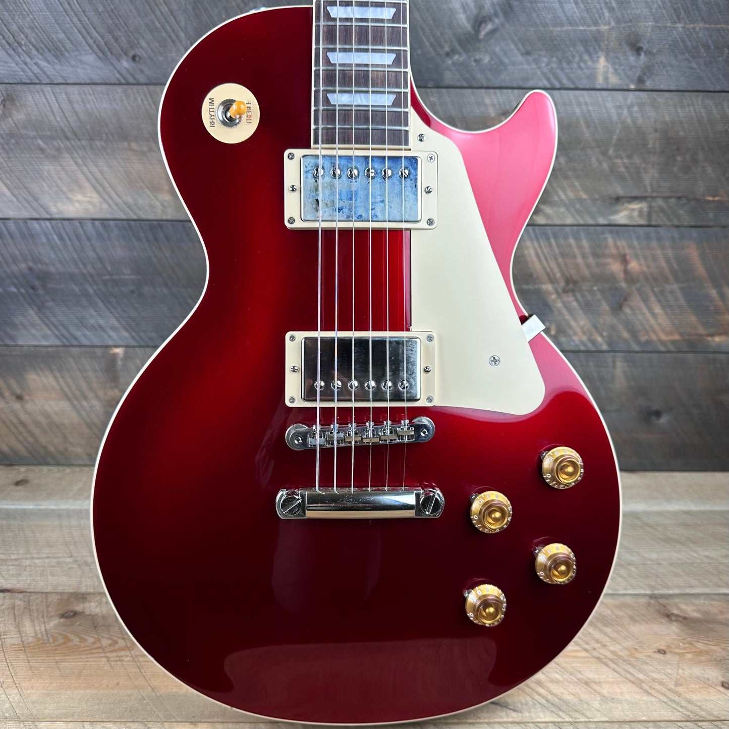 Gibson Les Paul Standard 50's Plain Top Custom Color - Sparkling Burgundy Top 222930265