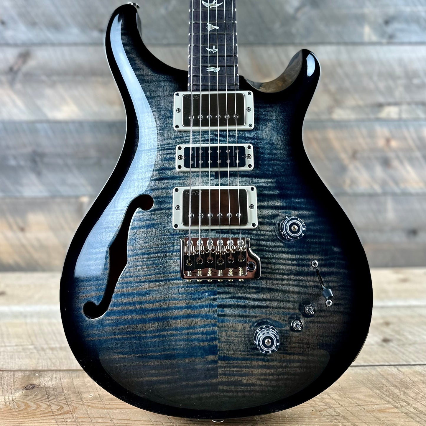 PRS Special Semi-Hollow Custom Color - Faded Whale Blue Smokewrap Burst 378291