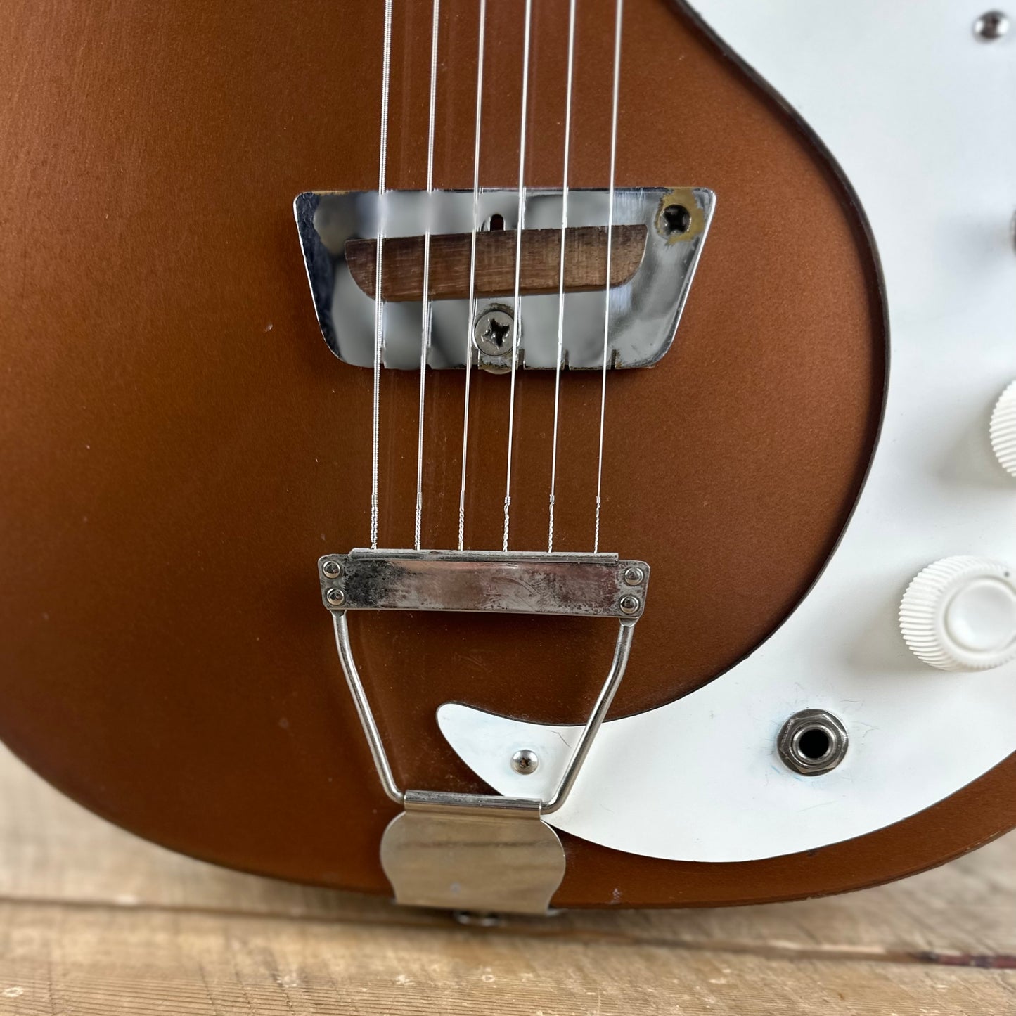 Vintage 1960's Danelectro 3012 DC-1 Shorthorn - Copper