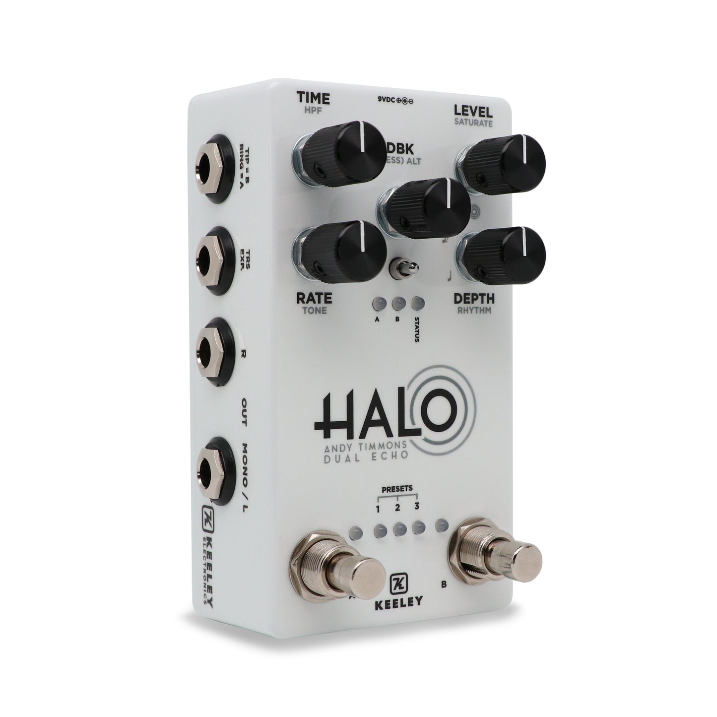 Keeley "Glow in the Dark"  Halo Andy Timmons Dual Echo Delay Pedal