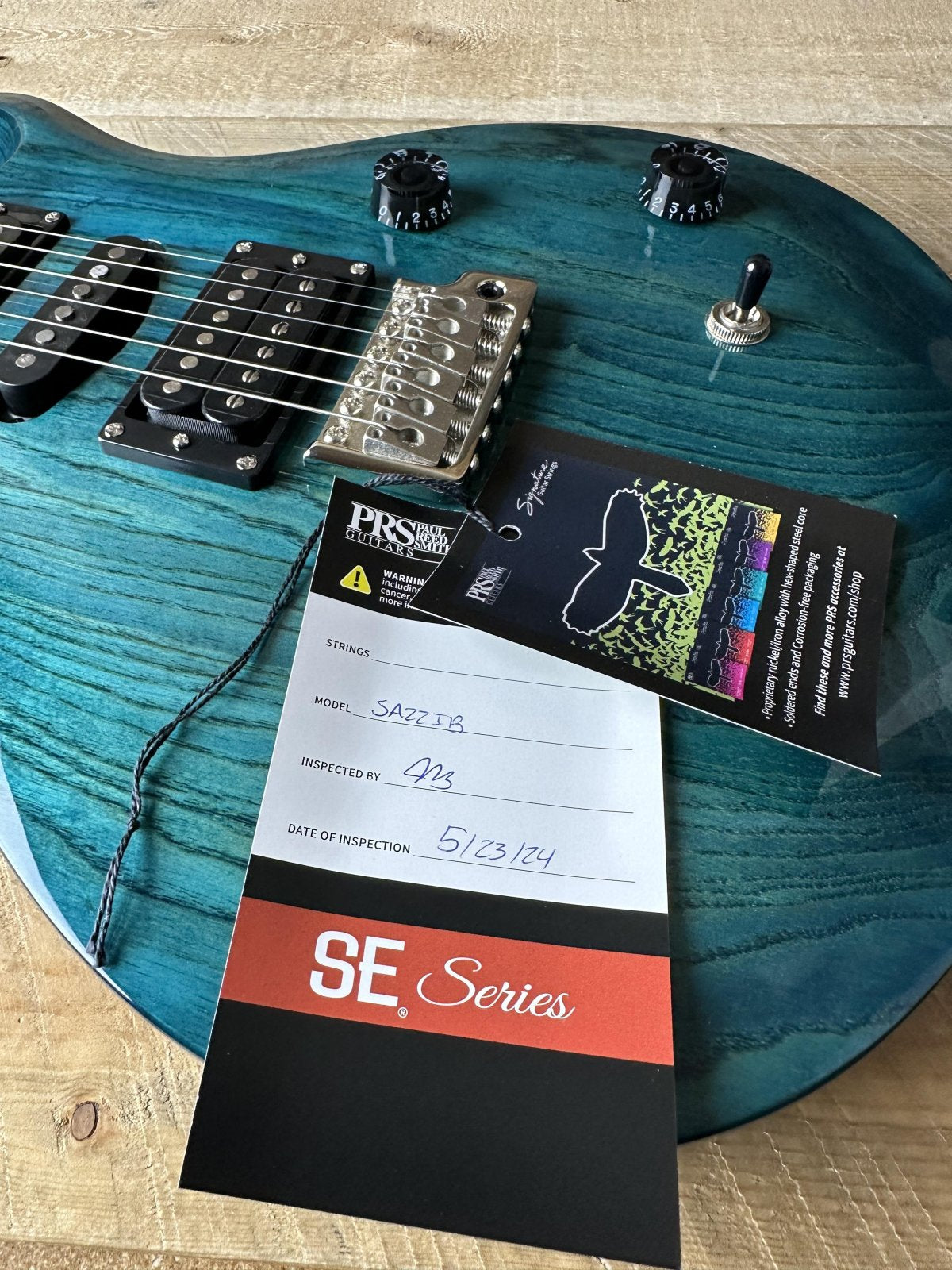 PRS SE Swamp Ash Special - Iri Blue 11148