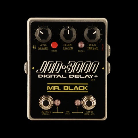 Mr. Black JDD-3000+ Mk. II Digital Delay with Tap-tempo