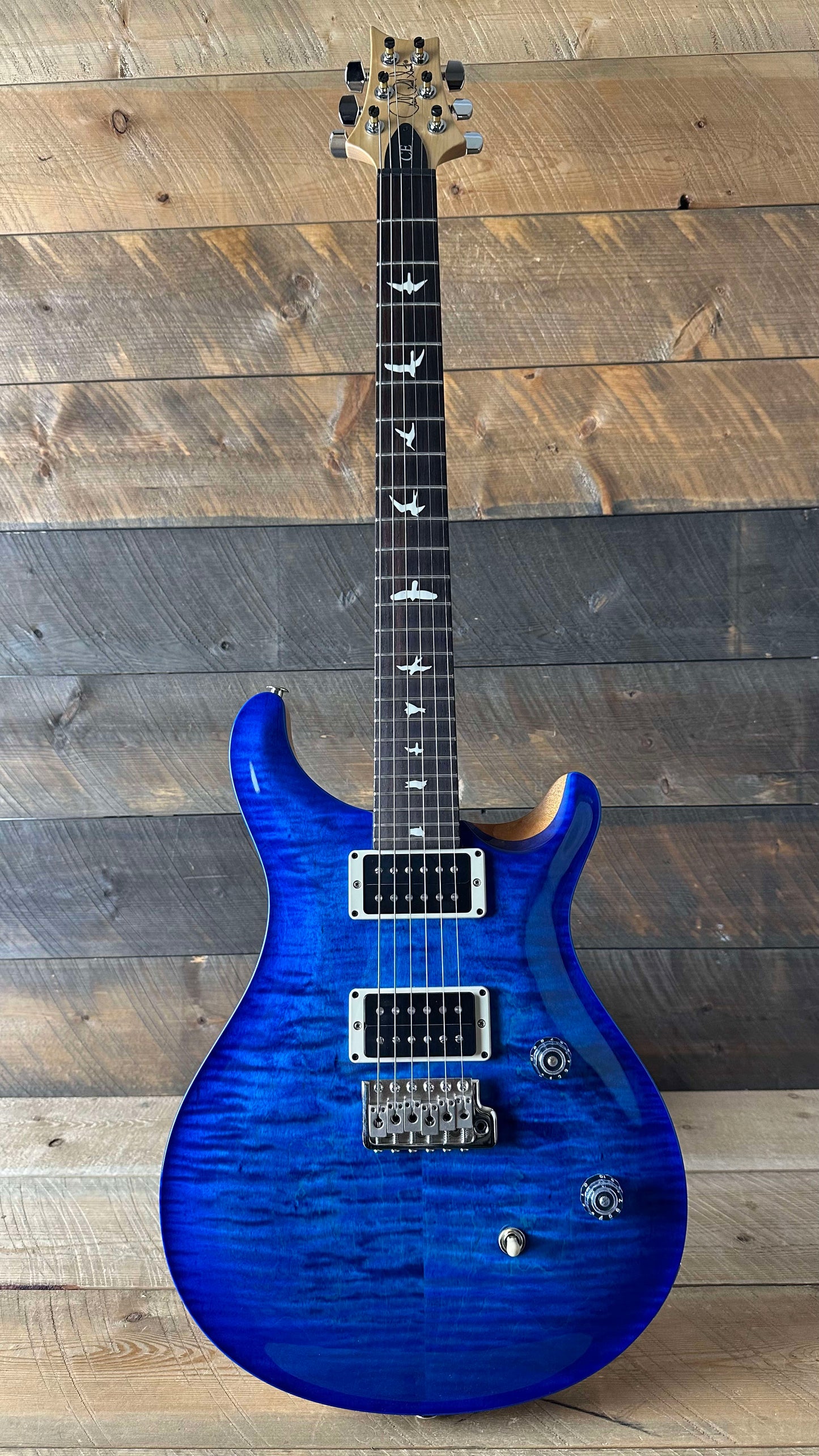 Used PRS CE 24 Custom Color - Blue Matteo Wrap 335856