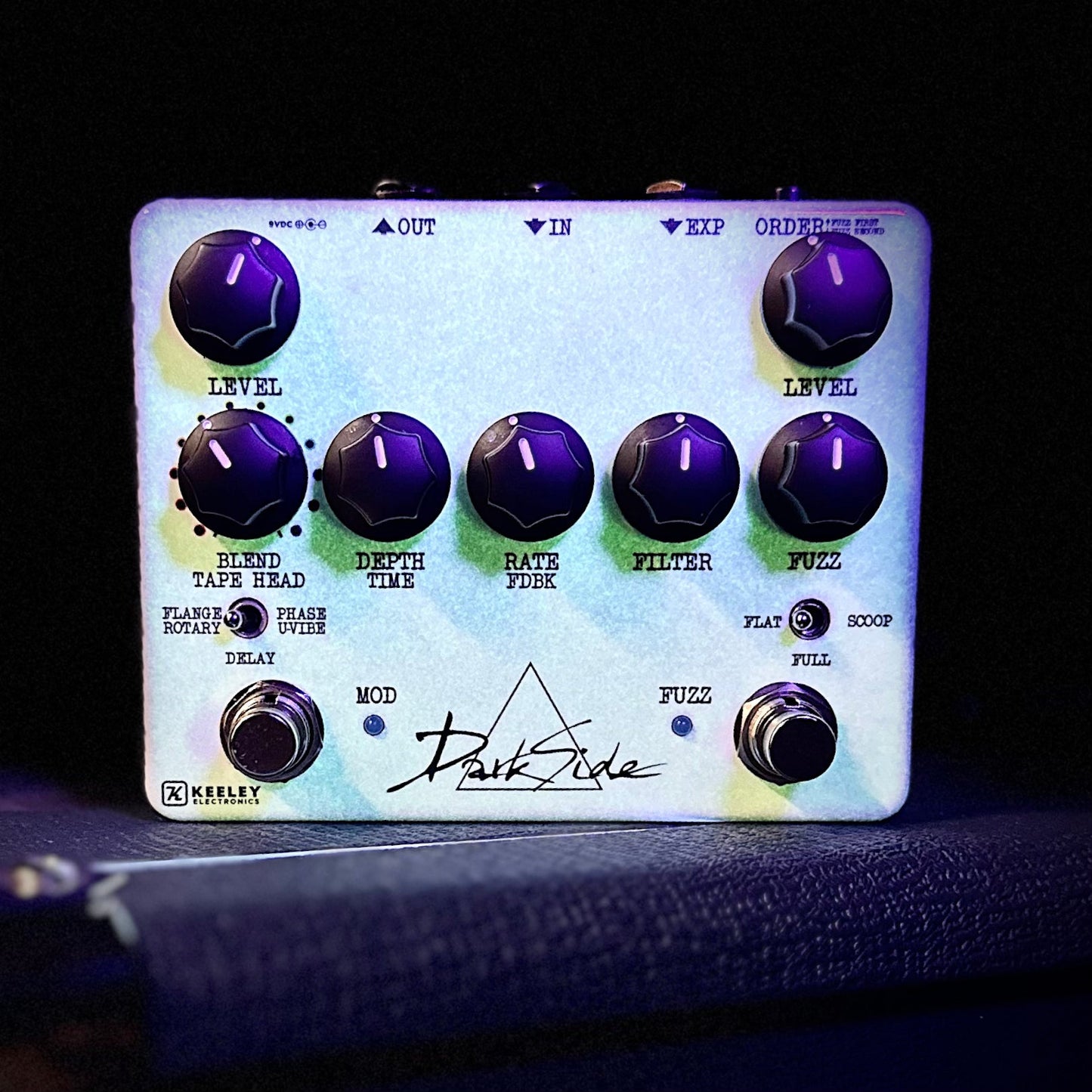 Keeley Dark Side Pedal  "Glow in the Dark" Exclusive Custom Shop Edition!