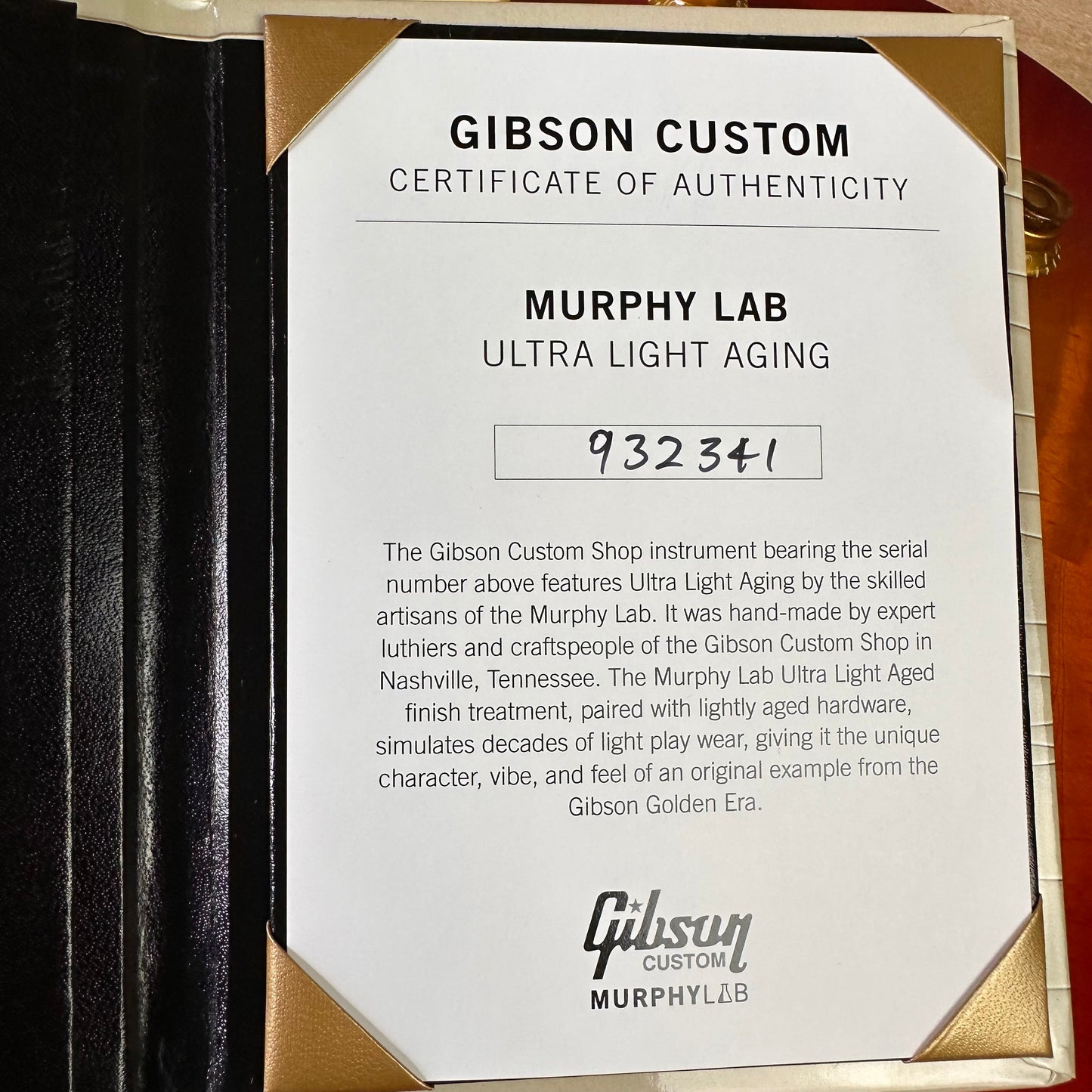 Gibson Custom Shop Murphy Lab 1959 Les Paul Standard Ultra Light Aged - Sunrise Teaburst 932341