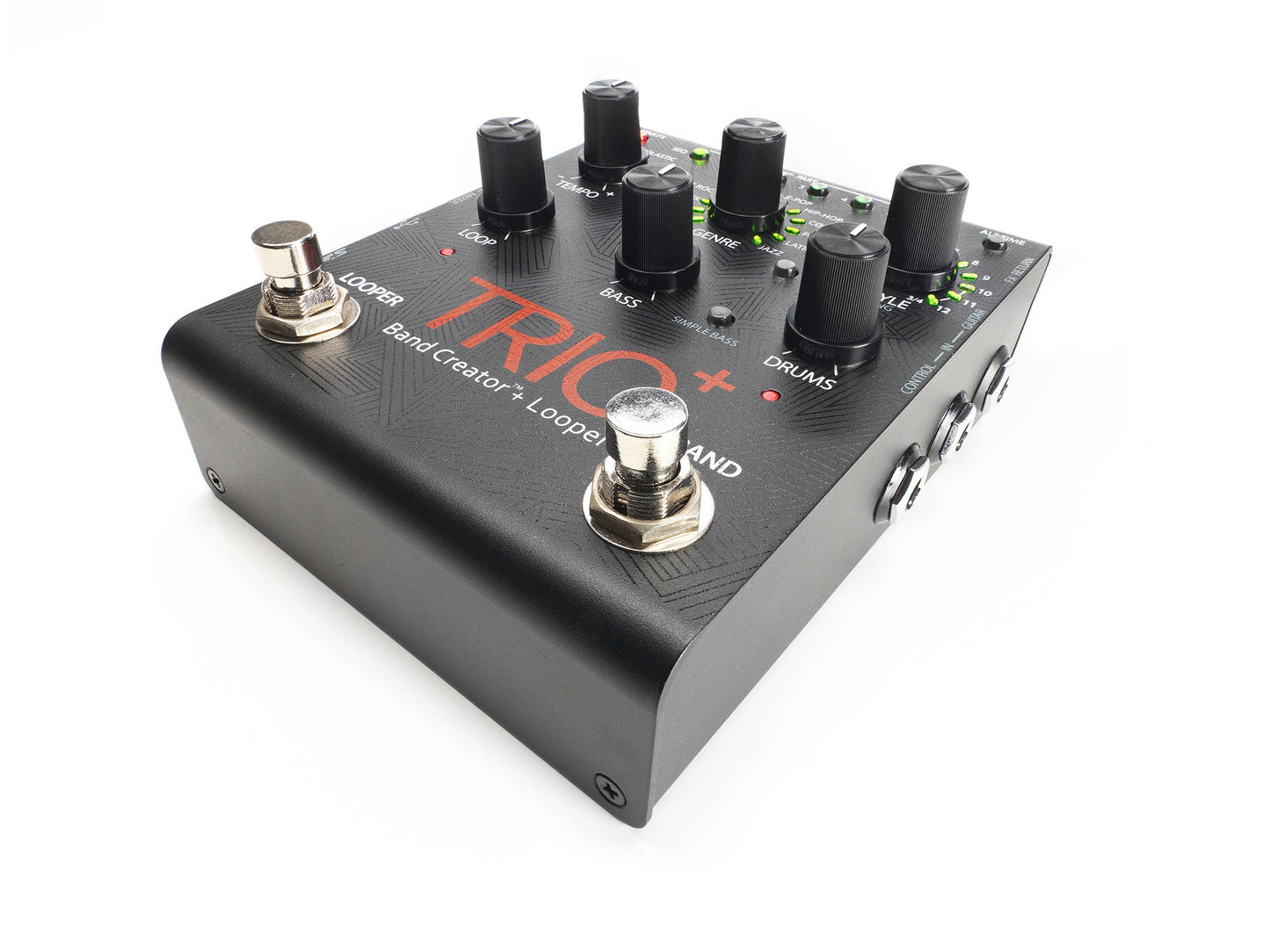 DigiTech Trio+ Band Creator and Looper Pedal / FS3X 3 Button Footswitch Bundle