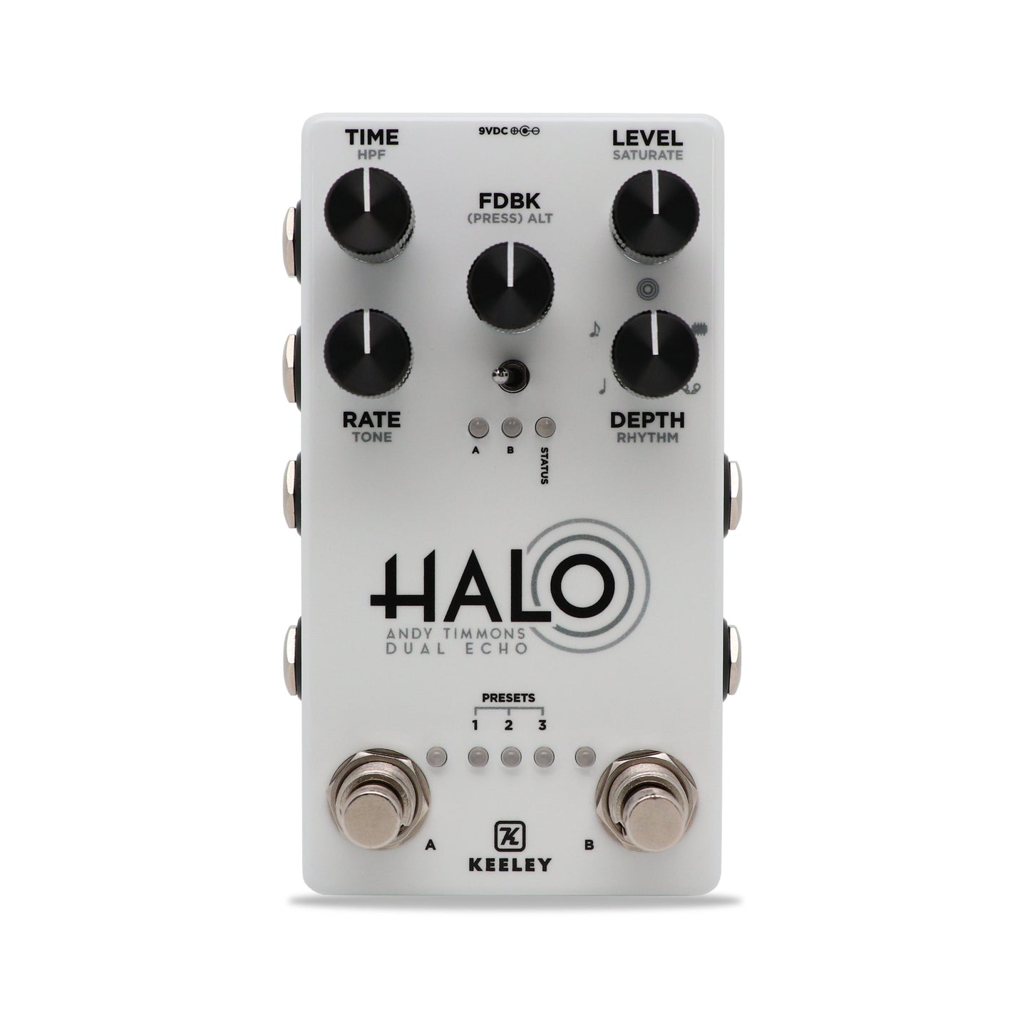 Keeley "Glow in the Dark"  Halo Andy Timmons Dual Echo Delay Pedal