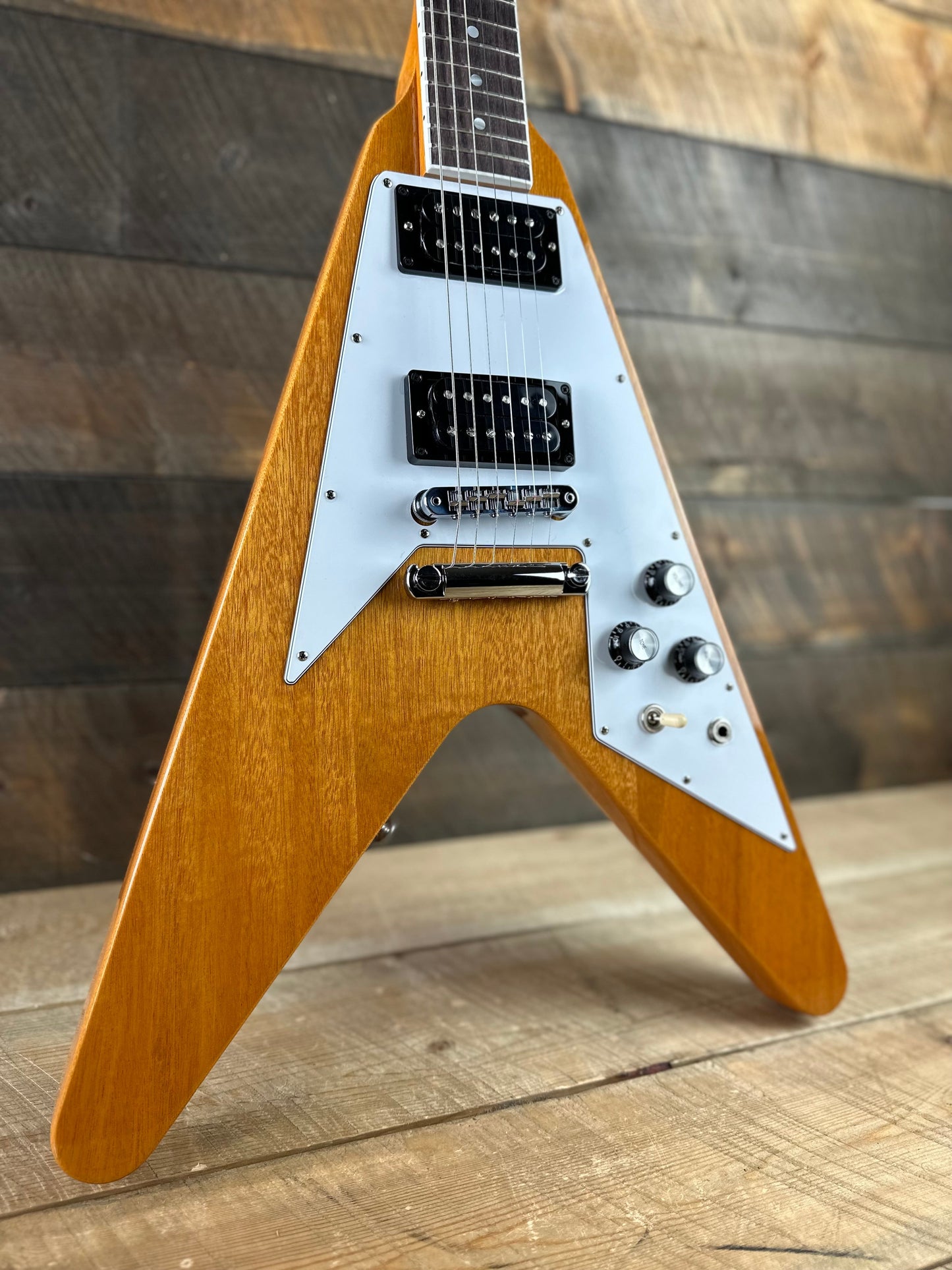 Gibson 70s Flying V Antique Natural - 202940125