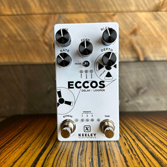 Used Keeley ECCOS Modulated Delay Looper Pedal