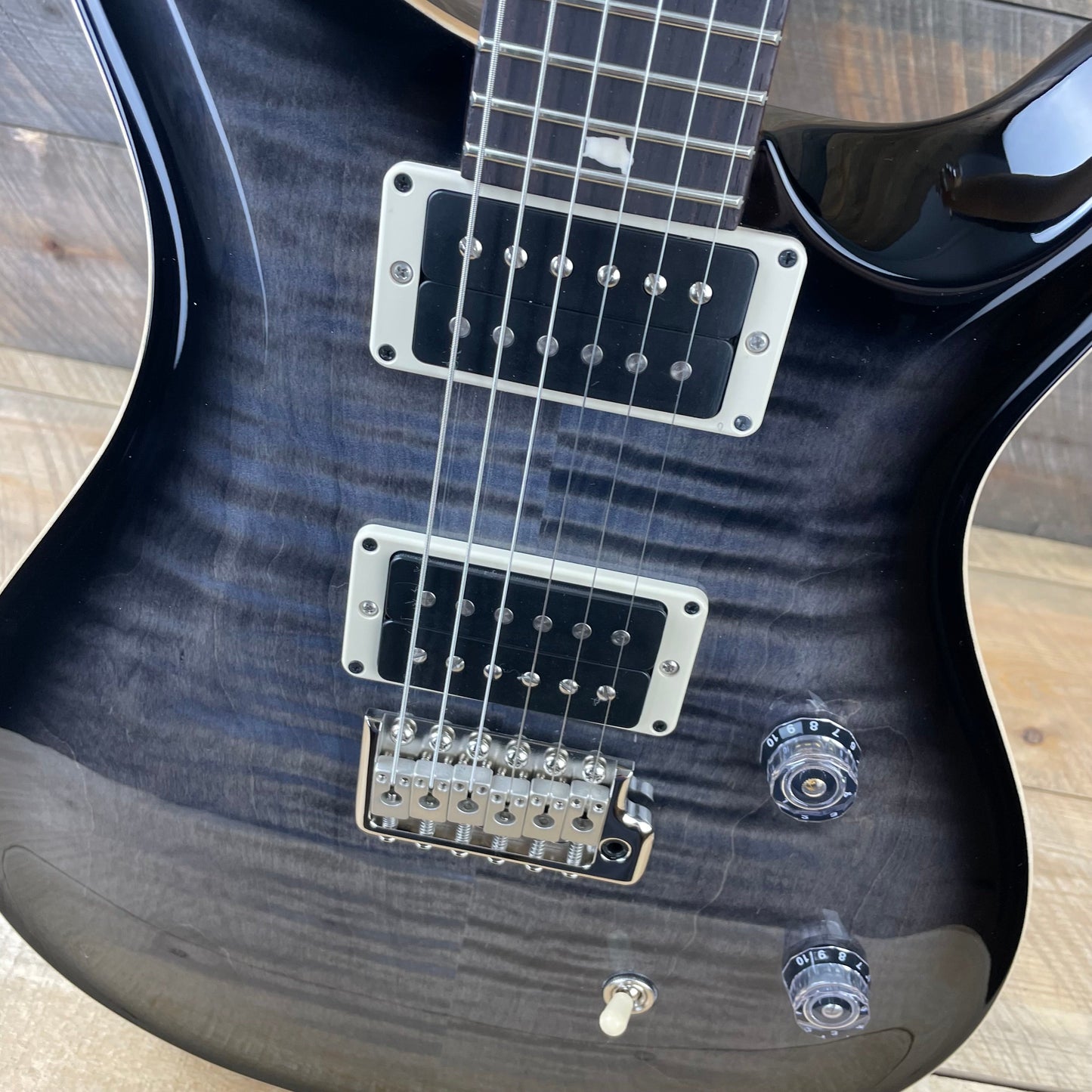 Floor Model PRS CE 24 Custom Color - Gray Black Smokeburst 350044