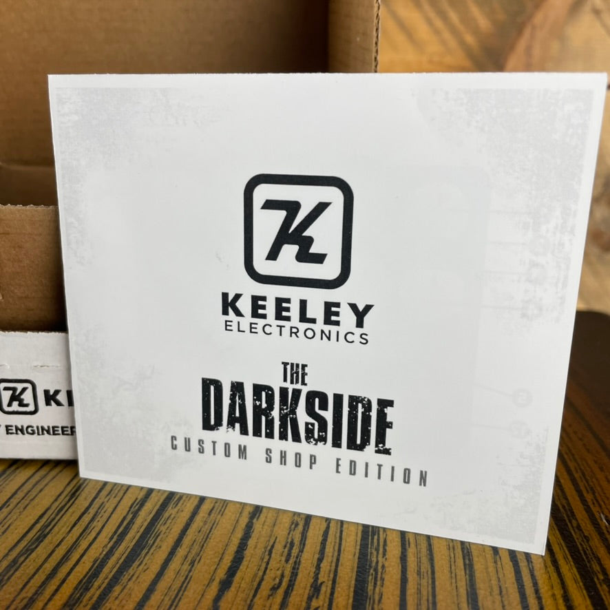 Keeley Dark Side Pedal - The Darkside Dark Night Custom Colorway