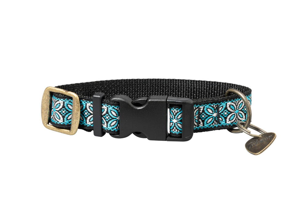 Gibson Guitar Strap & Dog Collar Combo Set - Blue