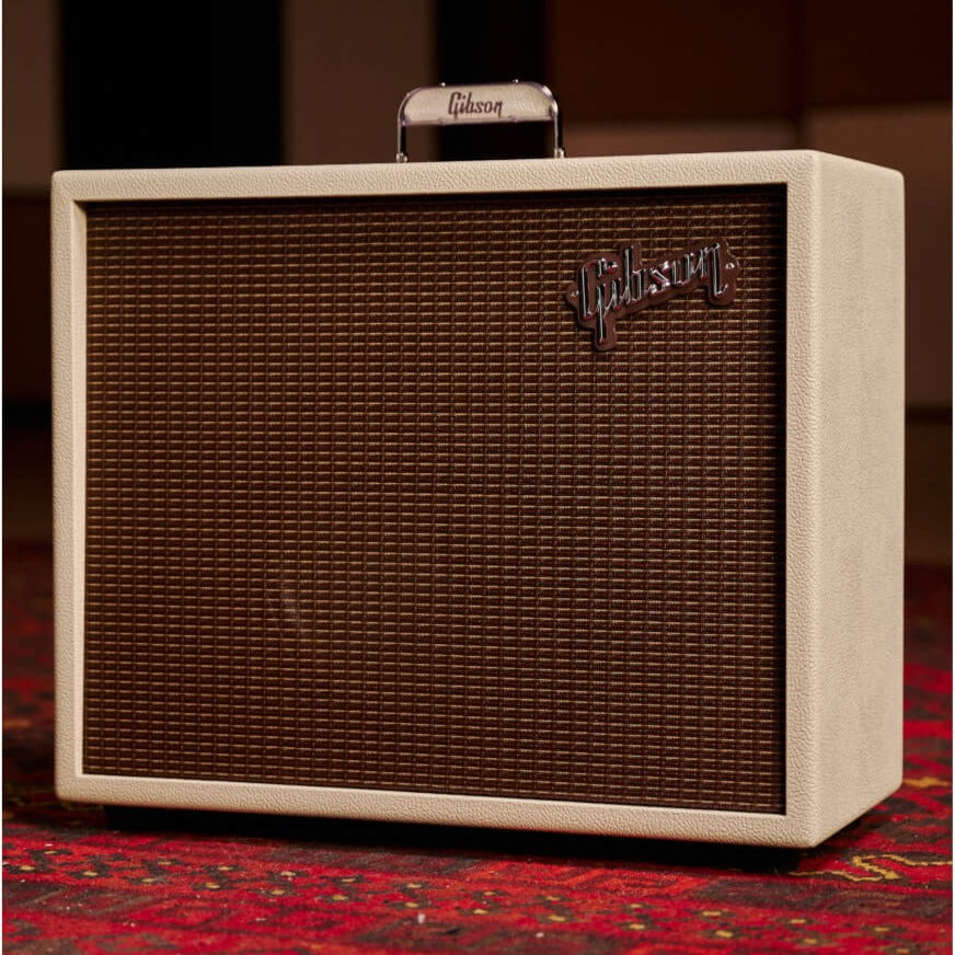 Gibson Falcon 20 1x12 Combo Amplifier Cream Bronco Tolex Oxblood Grille