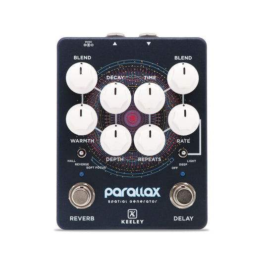 Keeley Parallax Spatial Generator Delay Vibrato Pedal